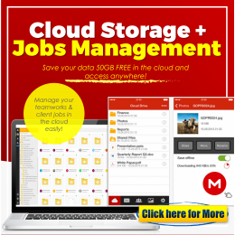 JomBiz! Cloud Storage + Jobs Management